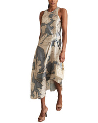 Reiss Reiss Mieke Drape Printed Gown