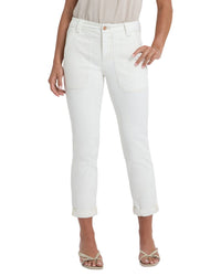 Nydj Margot Vintage White Girlfriend Jean