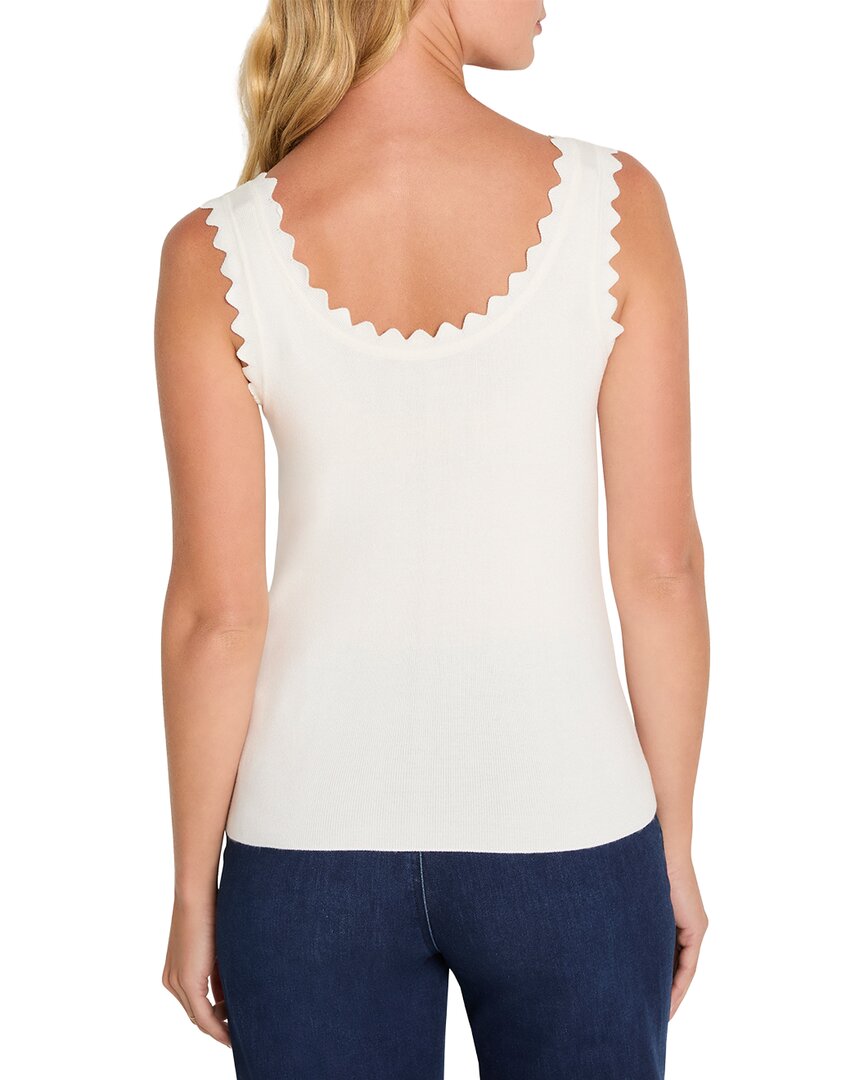 Nic+Zoe Scallop Sweater Tank