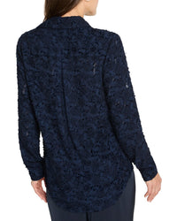 Nic+Zoe Any Occasion Clipped Jacquard Top