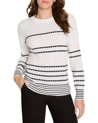 Nic+Zoe Circle Around Cashmere-Blend Sweater