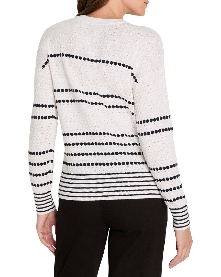 Nic+Zoe Circle Around Cashmere-Blend Sweater