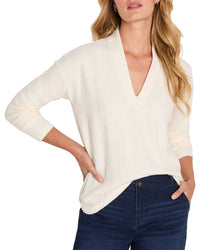 NIC+ZOE Nic+Zoe Cozy Cable Knit Top