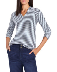Nic+Zoe Soft Thermal Split Neck Top