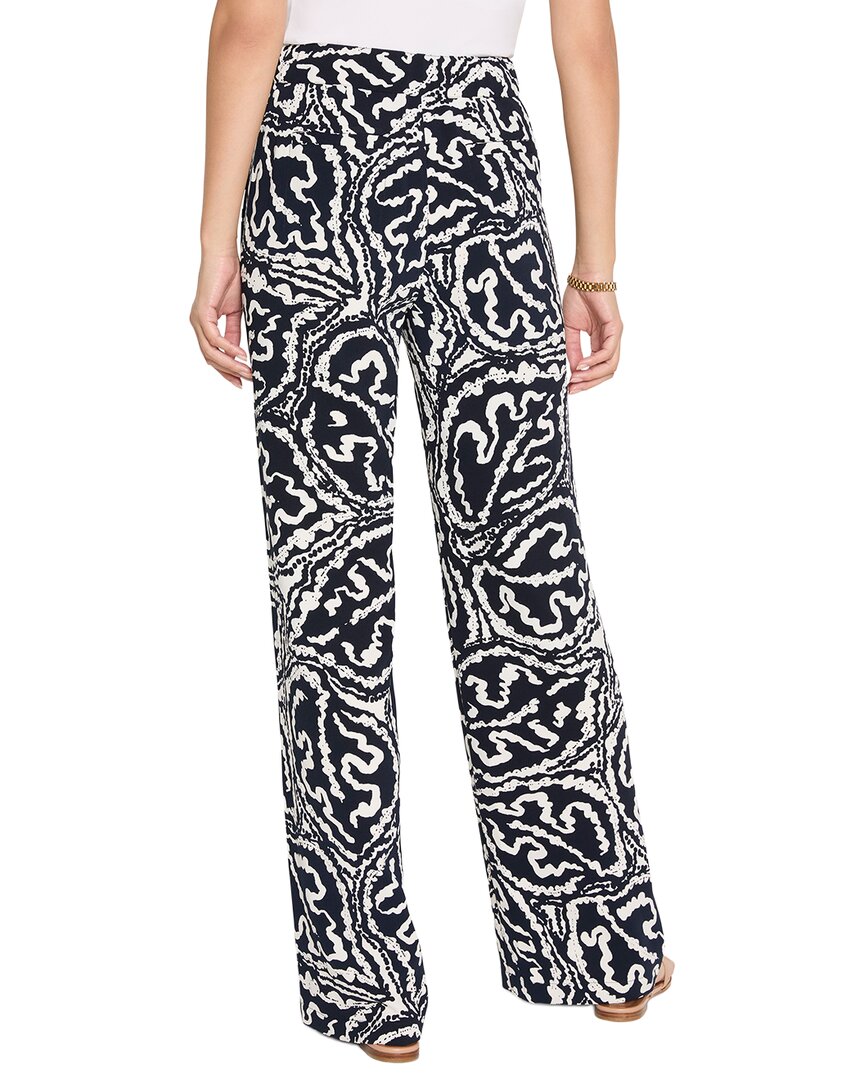 Nic+Zoe Indigo Leaf Eliot Wide-Leg Pant
