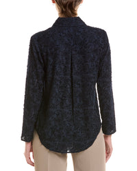 NIC+ZOE Nic+Zoe Petite Any Occasion Clipped Jacquard Top