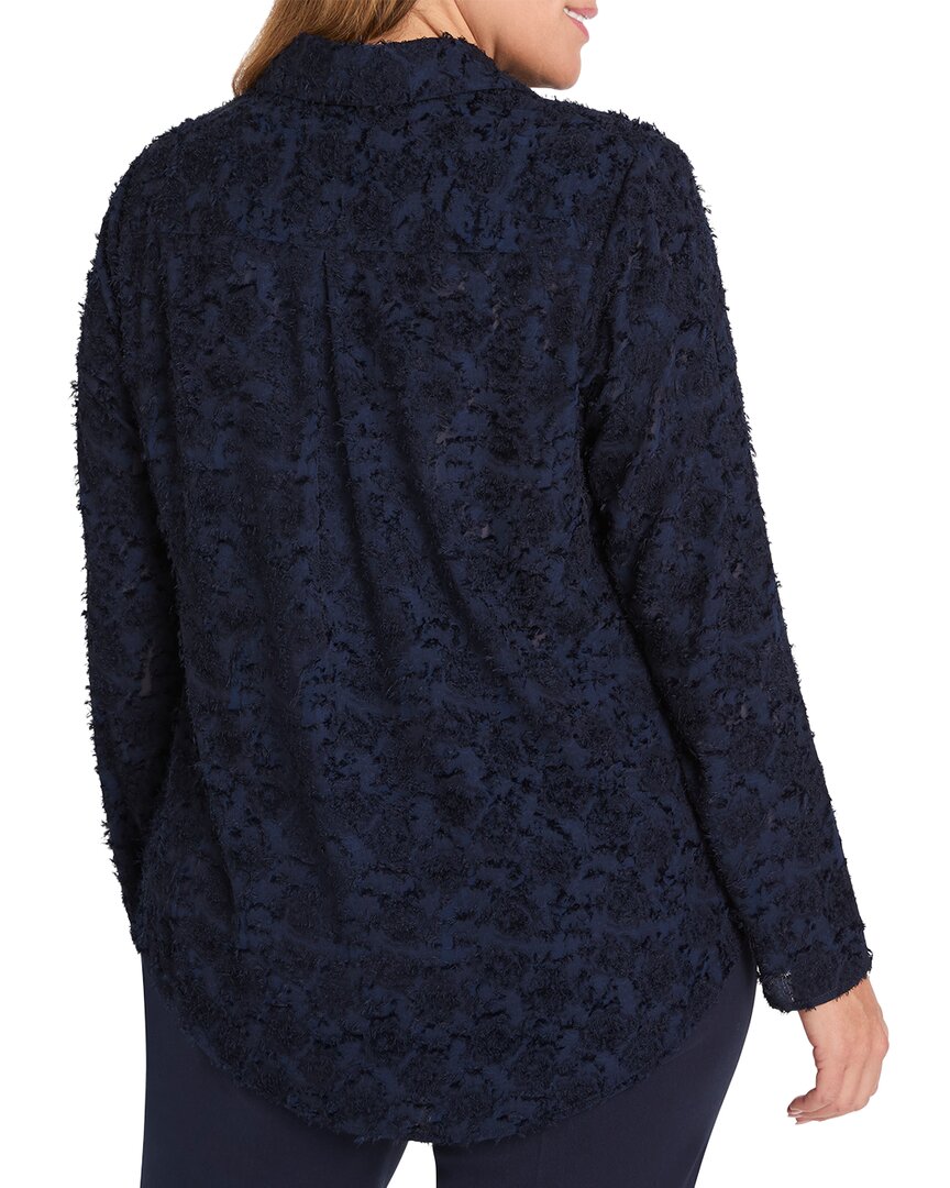 Nic+Zoe Plus Any Occasion Clipped Jacquard Top