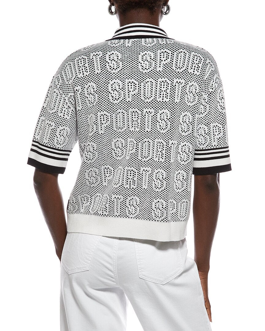Marc Cain Wool-Blend Polo Shirt