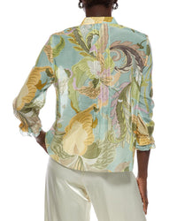 Marc Cain Marc Cain Printed Silk-Blend Blouse