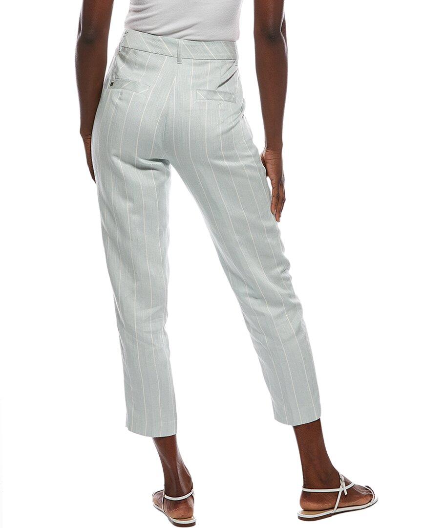 Marc Cain Striped Linen-Blend Pant