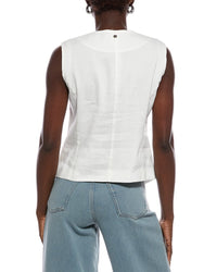 Marc Cain Linen-Blend Vest