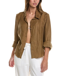 Anemos Anemos Linen-Blend Phillips Button-Down Shirt