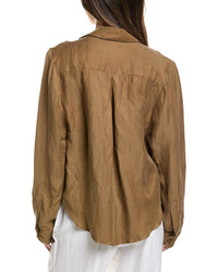 Anemos Anemos Linen-Blend Phillips Button-Down Shirt