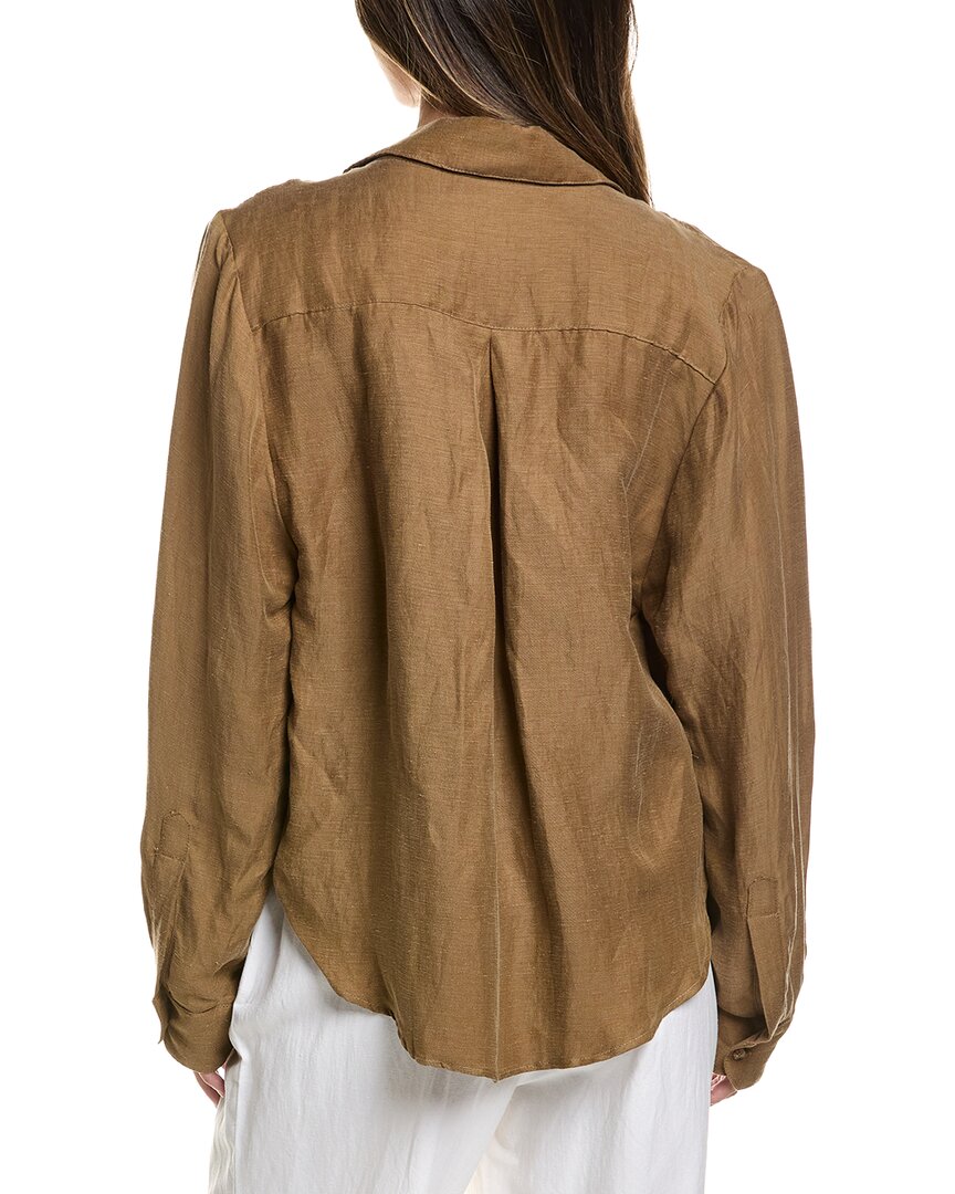 Anemos Anemos Linen-Blend Phillips Button-Down Shirt