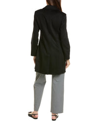 Sofia Cashmere Sofiacashmere Modern Wool & Cashmere-Blend Trench Coat