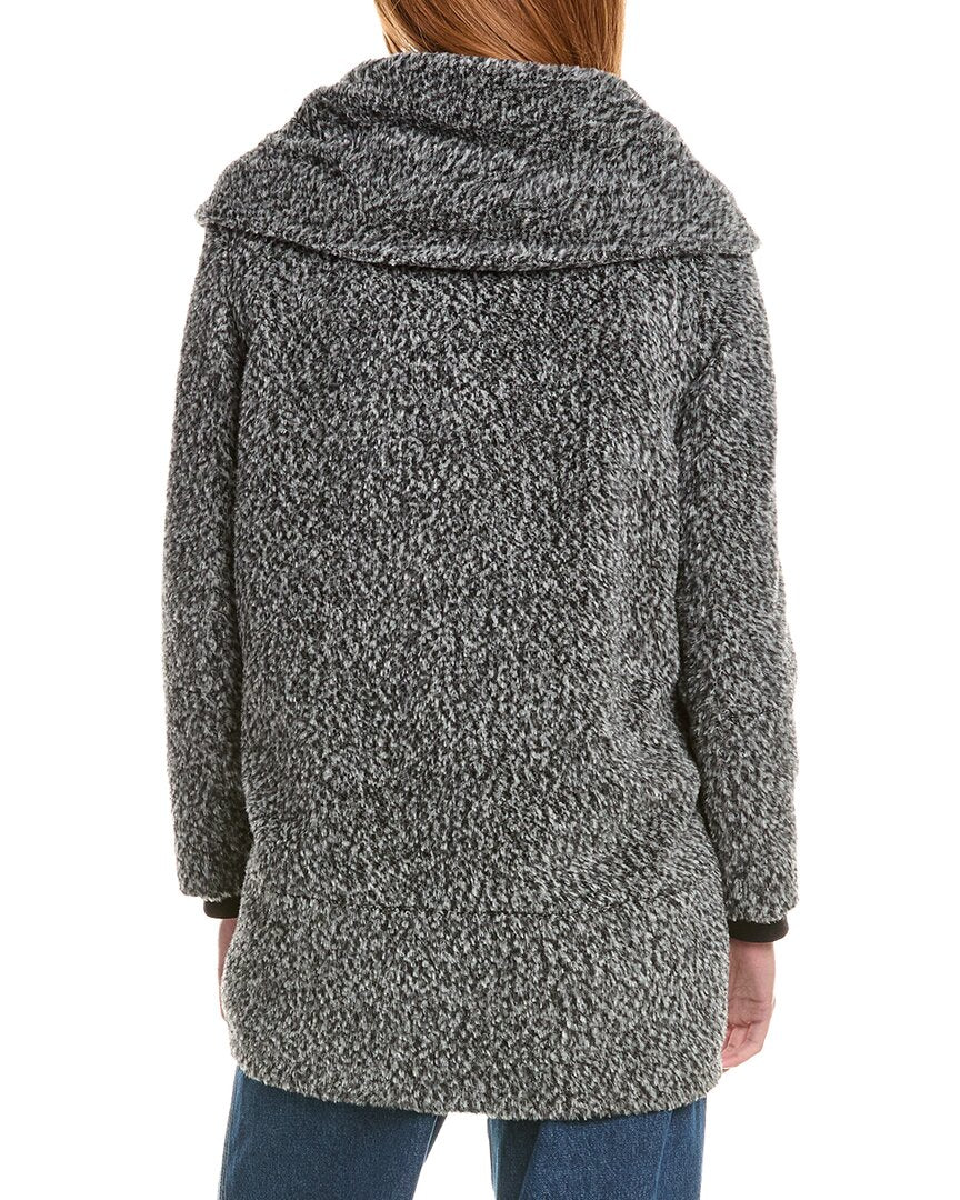 Sofiacashmere Cocoon Wool & Alpaca-Blend Coat