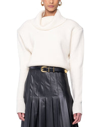 Ronny Kobo Camilla Knit Wool & Cashmere-Blend Top