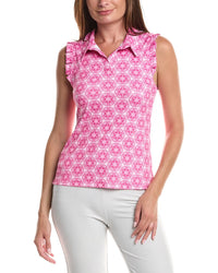 Gottex Gottex Sleeveless Ruffle Top