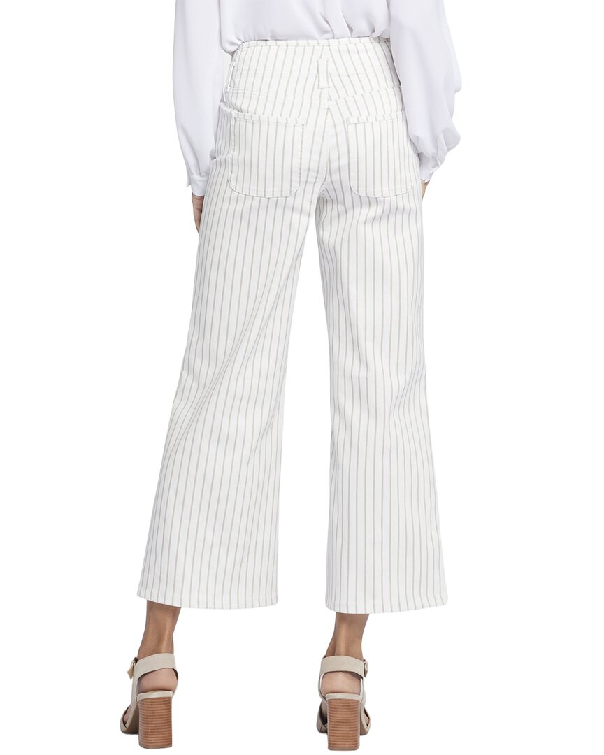 Nydj Teresa Beach Cruise Stripe Wide Leg Jean