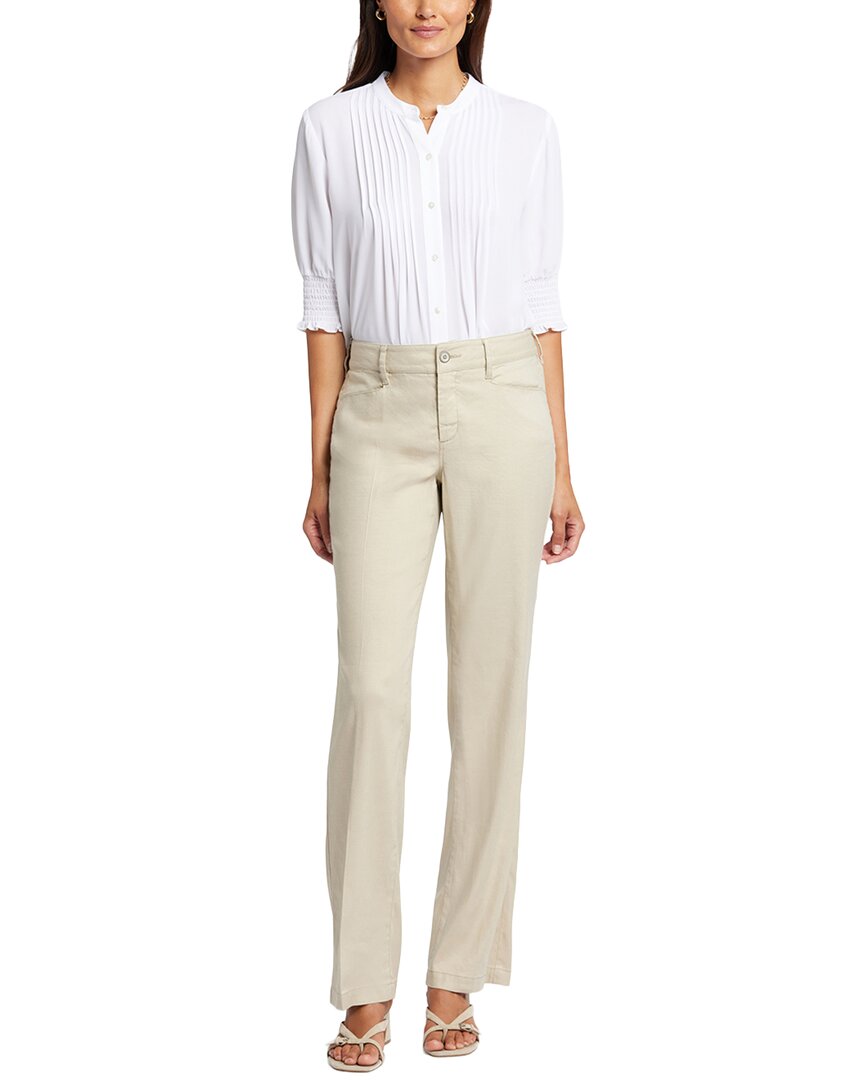 Nydj Trouser Feather Linen-Blend Trouser