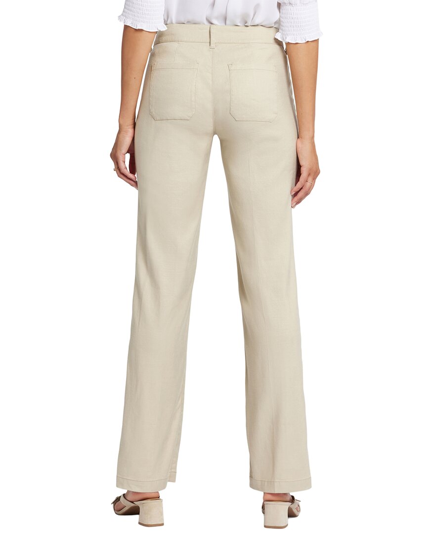 Nydj Trouser Feather Linen-Blend Trouser