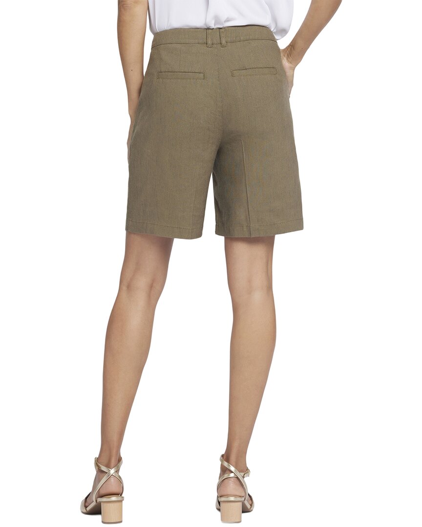 Nydj Relaxed Avocado Linen-Blend Short