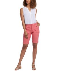 Nydj Bermuda Spiced Coral Short