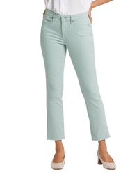 Nydj Sheri Snowpass Mint Ankle Crop Jean