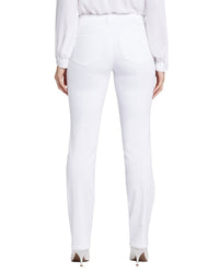 Nydj Marilyn Optic White Straight Leg Jean