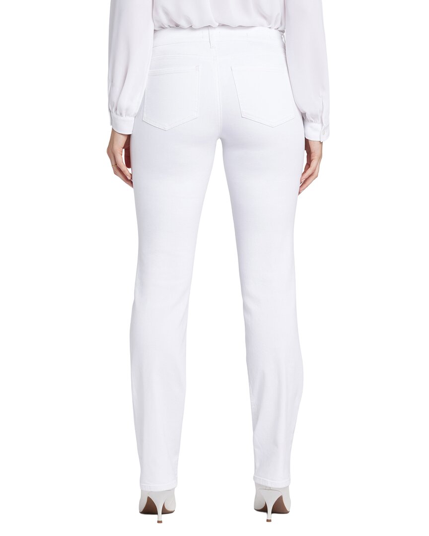 Nydj Marilyn Optic White Straight Leg Jean