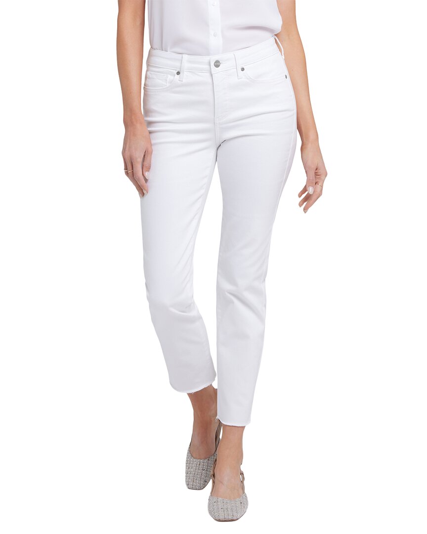 Nydj Sheri Optic White Ankle Crop Jean