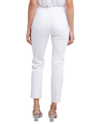 Nydj Sheri Optic White Ankle Crop Jean
