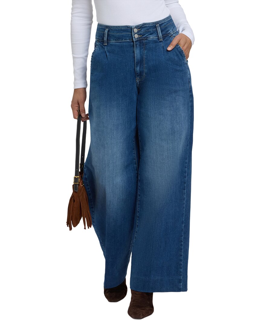 Nydj Mona Royal Ocean Wide Leg Jean
