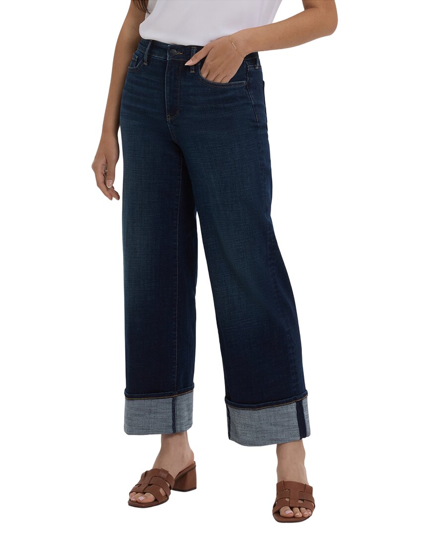 NYDJ Nydj Teresa Moulin Blue Wide Leg Jean