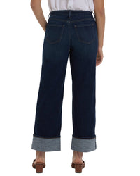 NYDJ Nydj Teresa Moulin Blue Wide Leg Jean