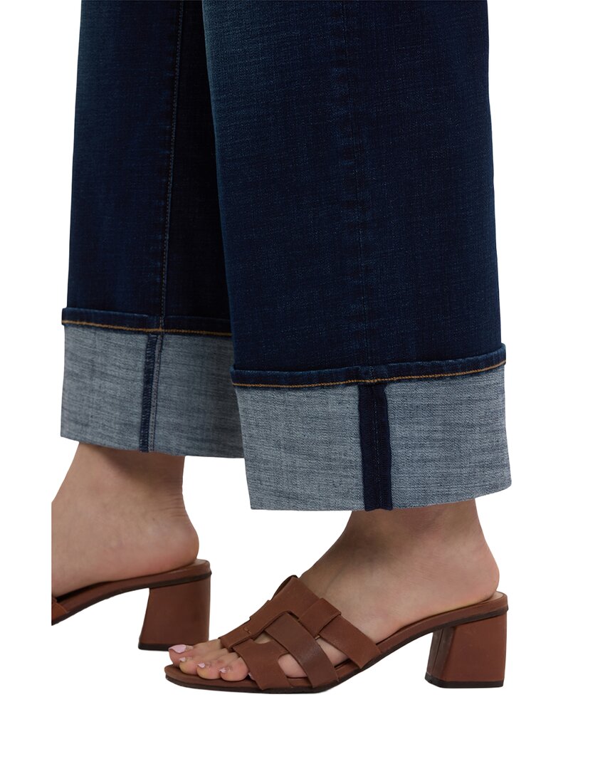 NYDJ Nydj Teresa Moulin Blue Wide Leg Jean