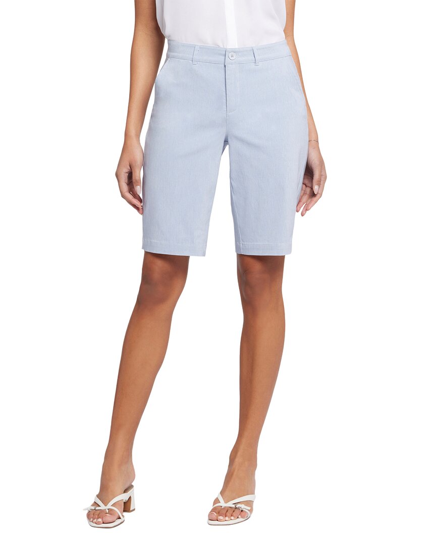Nydj Bermuda Lt Blue Heather Short