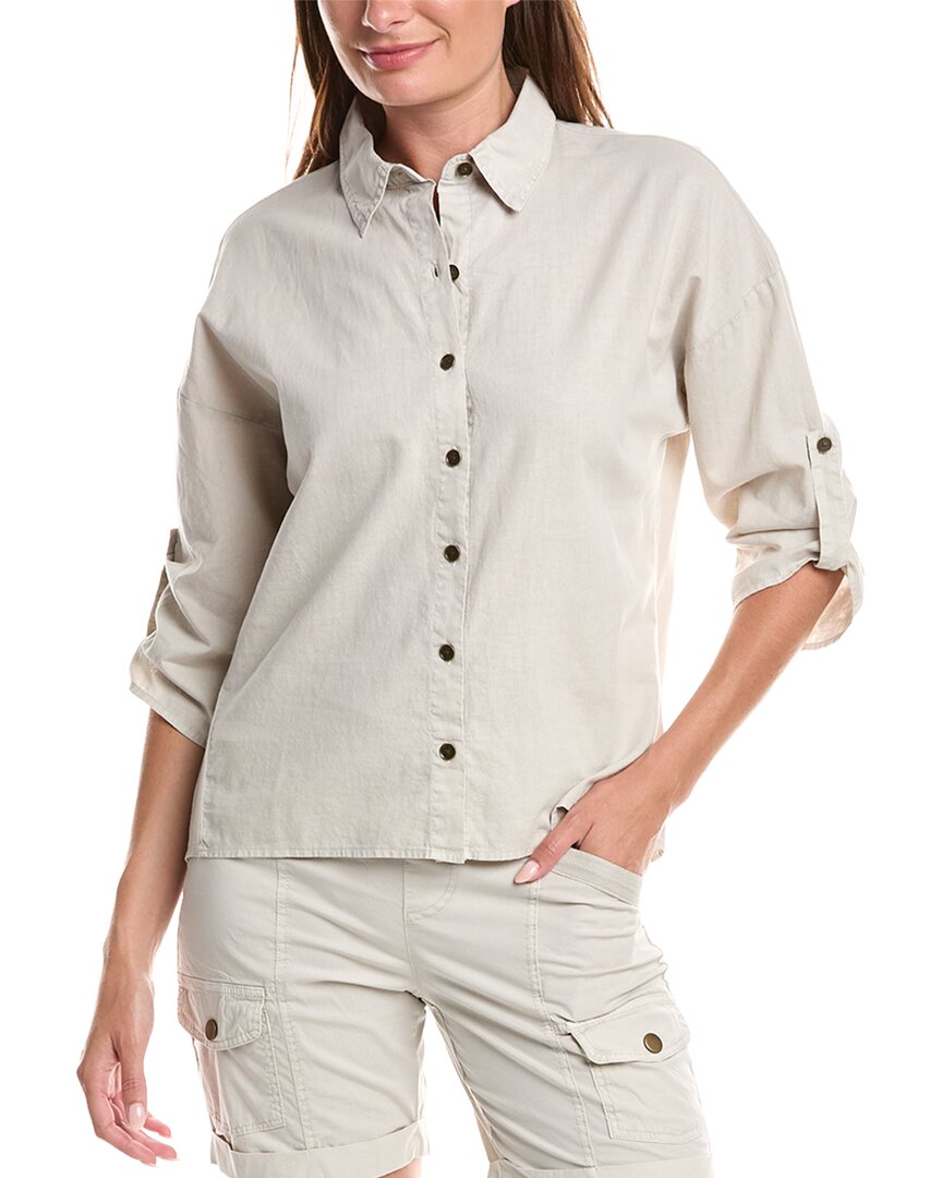 XCVI Xcvi Carrie Linen-Blend Shirt