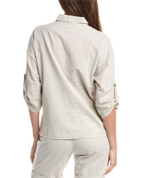 XCVI Xcvi Carrie Linen-Blend Shirt