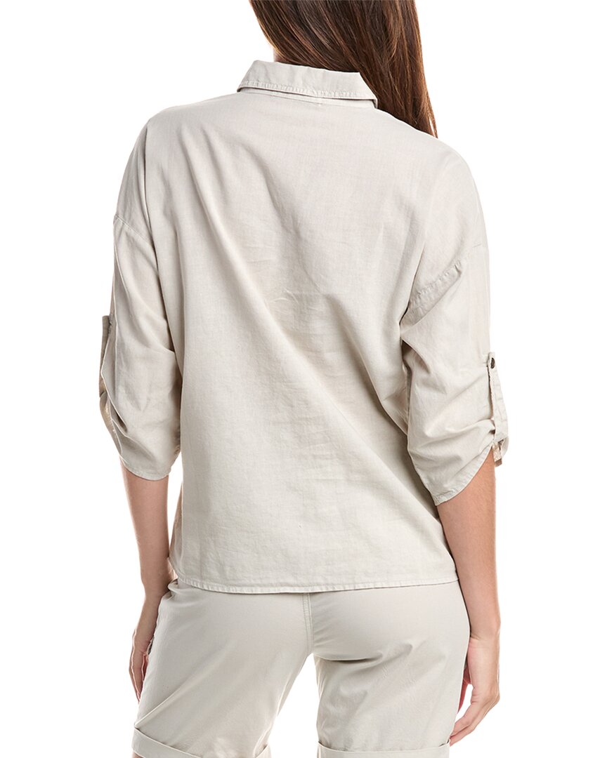 XCVI Xcvi Carrie Linen-Blend Shirt