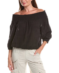 Xcvi Jolia Gauze Top