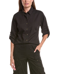 XCVI Xcvi Linen-Blend Cargo Pant