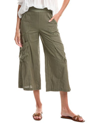 Xcvi Linen-Blend Cargo Pant