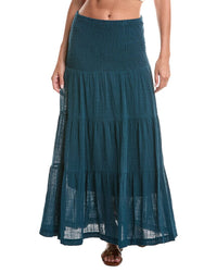 XCVI Xcvi Paigene Gauze Midi Skirt