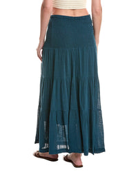 XCVI Xcvi Paigene Gauze Midi Skirt