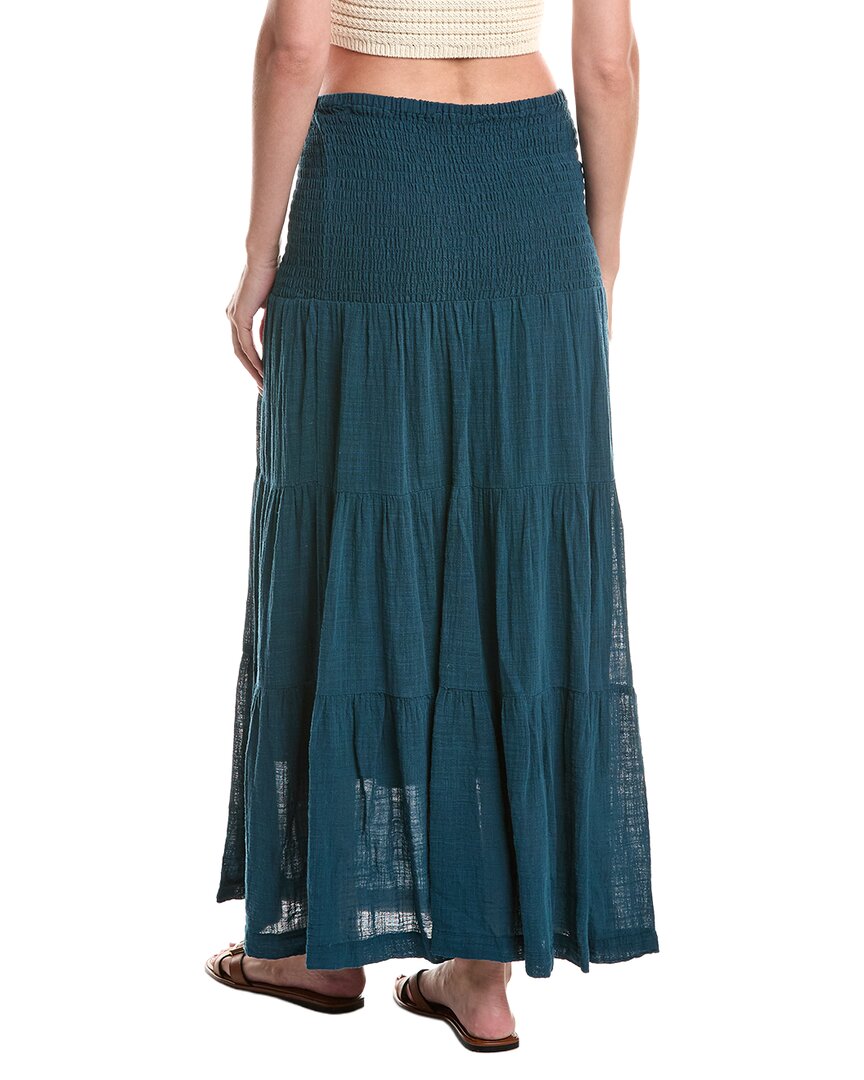 XCVI Xcvi Paigene Gauze Midi Skirt