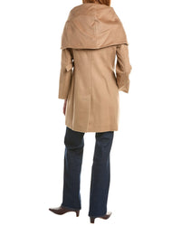 Via Spiga Via Spiga Hooded Wool-Blend Coat