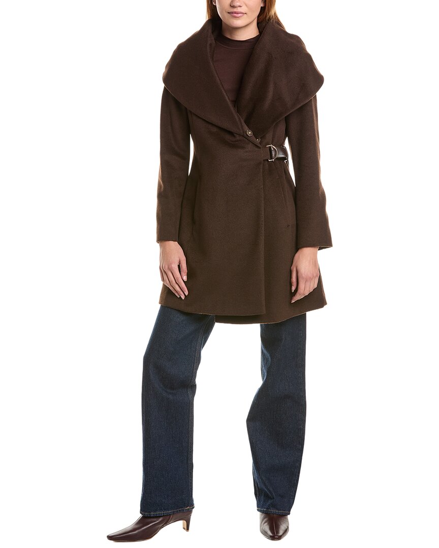 Via Spiga Via Spiga Hooded Wool-Blend Coat