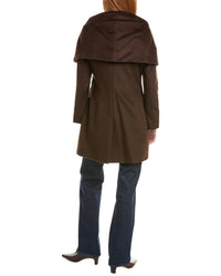 Via Spiga Via Spiga Hooded Wool-Blend Coat