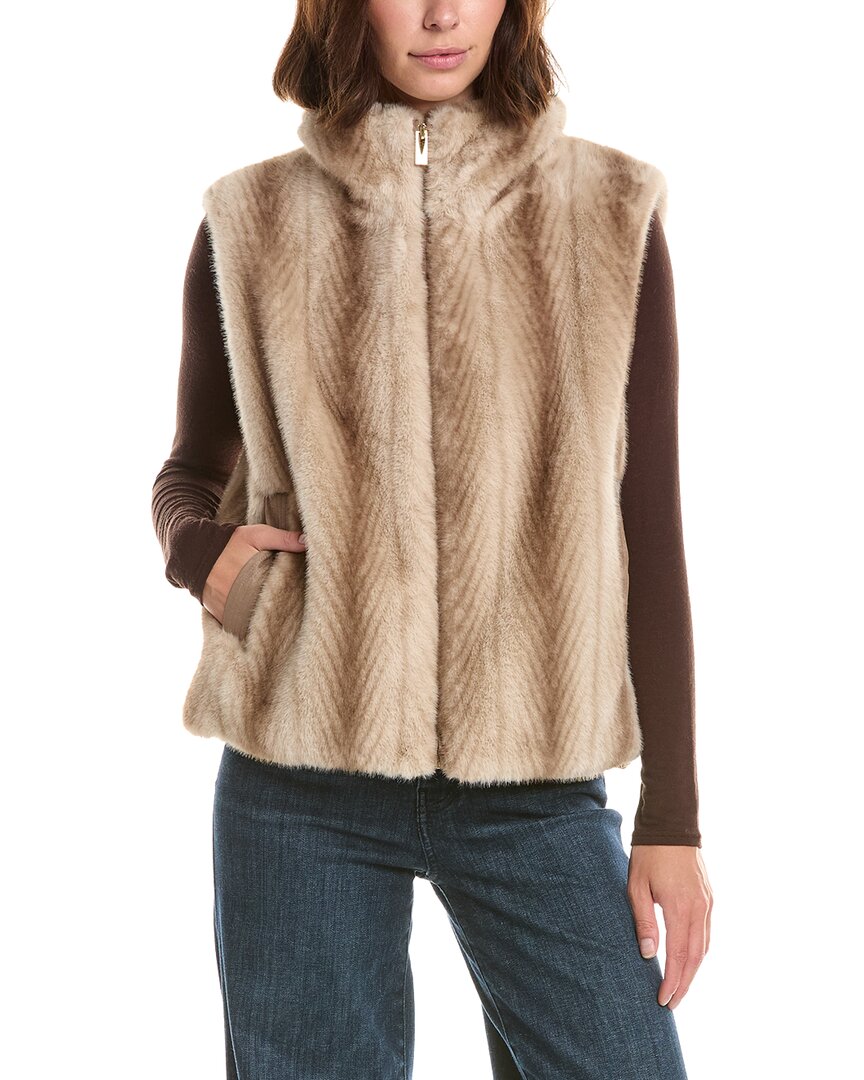 Via Spiga Faux Fur Vest